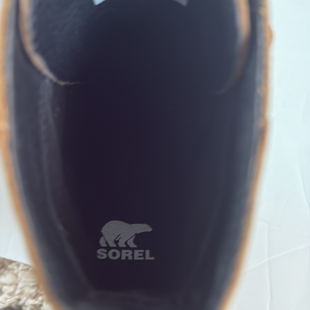 Sorel Jane Now lace up d-ring heel combat boot caribou buff waterproof boot - Picture 13 of 16